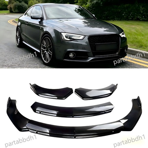 Carbon fiber front bumper lip - bumper,