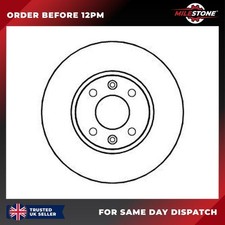 1X BRAKE DISC FOR NISSAN MICRA