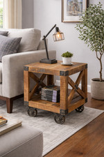Industrial Mango Wood Side