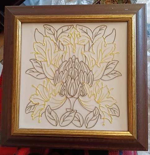 Moorcroft wall plaque - wall,