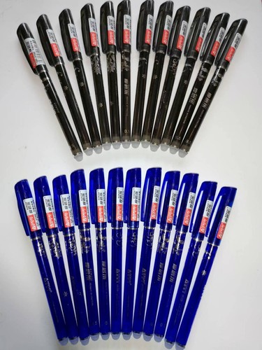 12pcs 5mm erasable pen black - 12pcs,