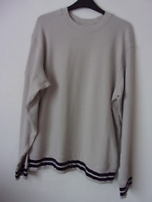 Men's Jachs New York Light Beige Jersey Lounge wear Top Sweatshirt Size: M