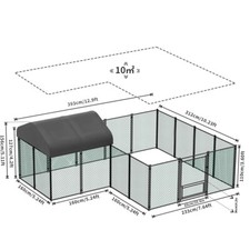 Walk chicken coop cage - 3-6m,