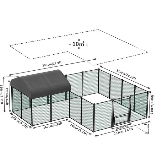 Walk chicken coop cage - chicken,