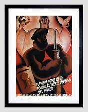 WAR INTERNATIONAL BRIGADE POPULAR FRONT SPANISH CIVIL SPAIN ART PRINT B12X1921