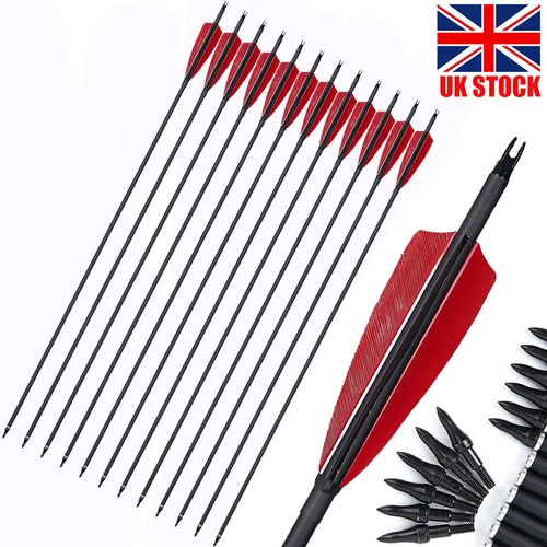 12pcs archery carbon - 12pcs,