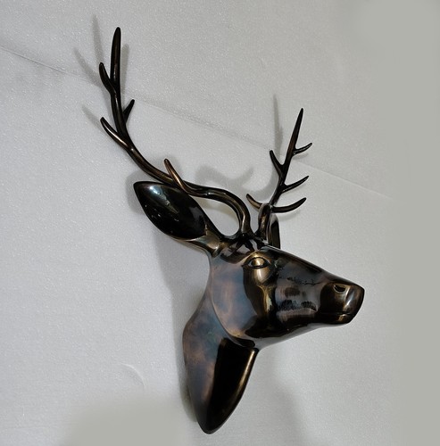 Large metal wall - wall, deer