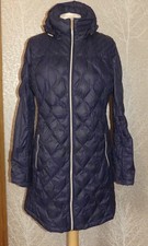 MICHAEL KORS NAVY PACKABLE DOWN PUFFER QUILTED COAT MEDIUM