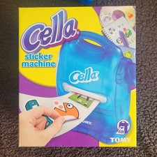 Tomy Cella Sticker Machine  Make Your Own Used Kids Craft