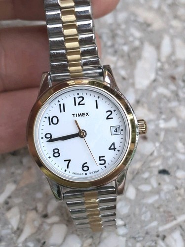 Timex indiglo two tone quartz - indiglo,