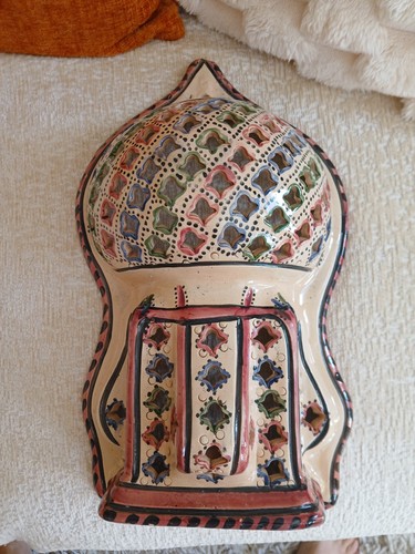Ceramic mediterranean sconce - ceramic,