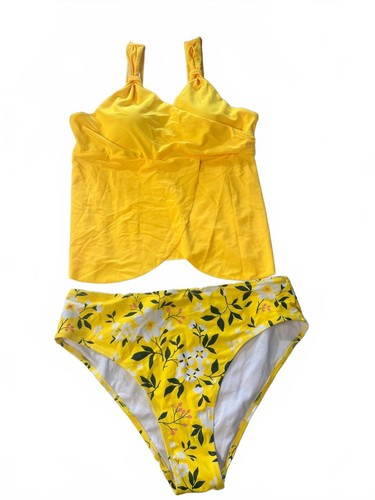 Floral tankini swimsuit - floral,