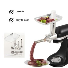 Kitchen Meat Grinder Sausage Stuffer Attachment Set for KitchenAid Stand Mixer