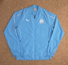 Olympique de Marseille Full Zip Puma Training Jacket, Medium, VGC