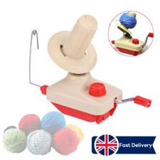 Manual Knitting Roll String Yarn Fiber Wool Thread Ball Winder Holder Machine UK