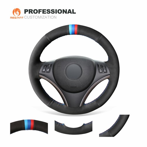 Black suede steering - black,