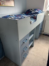 Children's Cabin Bed Including mattress with storage (GREAT CONDITION) 