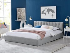 Ottoman Bed Storage Frame Faux