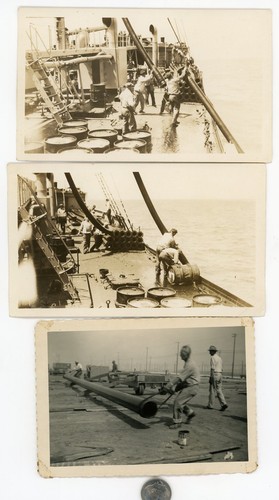 Vintage ship photo lot - (16),