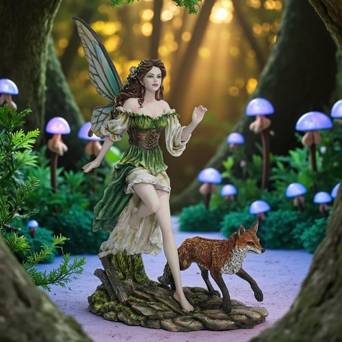 Fantasy fairy figurine with - fantasy,