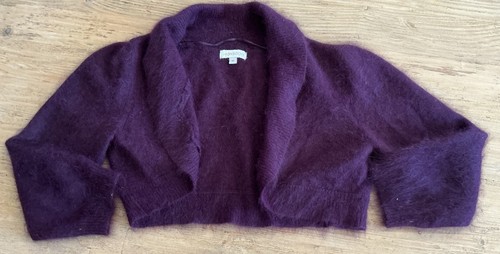 Monsoon purple bolero shrug