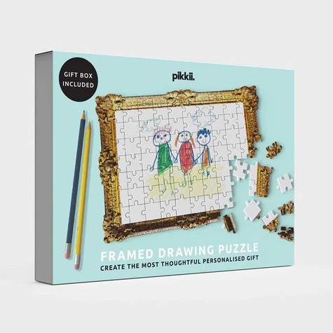 Framed drawing jigsaw - framed,