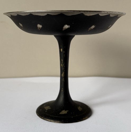 Vintage black japanned - black, tole