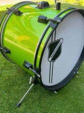 MILLENIUM 16''X 12'' Bass Drum Green With Black Hardware