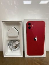 IPHONE 11 BOX ONLY GENUINE RED 128gb WITH ACCESSORIES