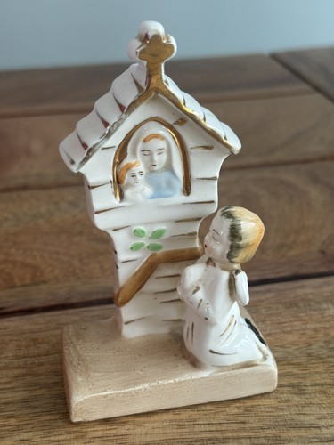 10cm ceramic praying child - 10cm,