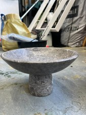 Small Grey/Black Marble Pedestals (11 of them- Pickup or London Delivery)