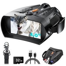 Night vision goggles SKYBASIC night vision binoculars 10x digital zoom 4-inch