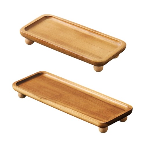 Wooden storage tray high - storage,