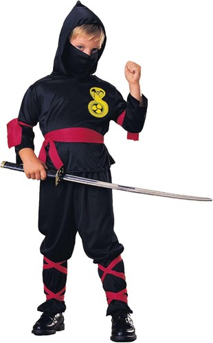 Child black ninja - black,