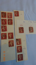 14 X Quuen Victoria Penny Red Stamps