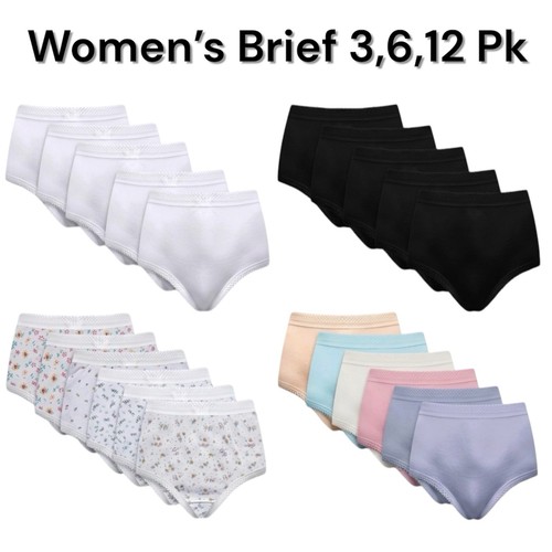 Ladies briefs 12 pack - briefs,