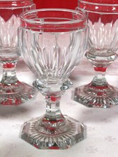Set of 6 Baccarat crystal
