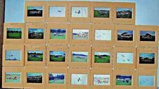 De Havilland Light Aircraft. x26 Kodachrome Original 1990s 35mm Slides,