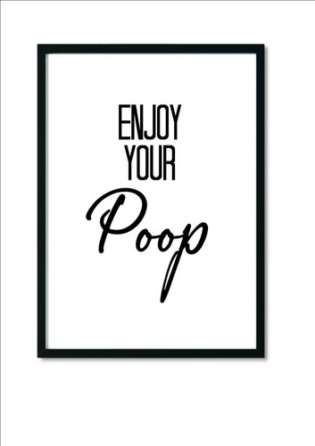 Bathroom toilet prints wall - toilet,
