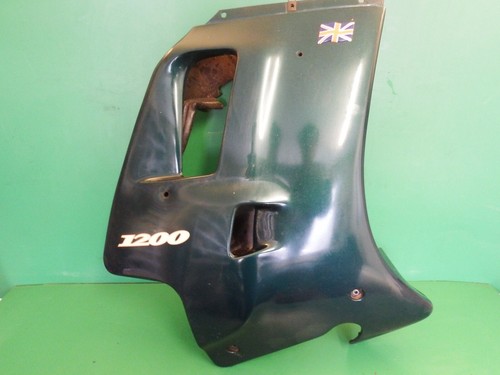 Triumph right fairing - triumph, green