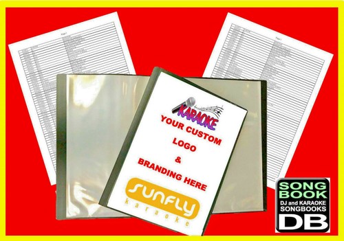 Karaoke song book - package,