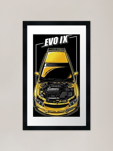 Mitsubishi evolution framed - mitsubishi,