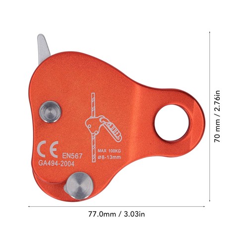 Climbing rope grab aluminum - climbing,