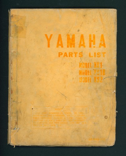 Yamaha 650 xs1 xs1b xs2 - yamaha,