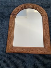61CM WALL MIRROR ARCHED LEAF