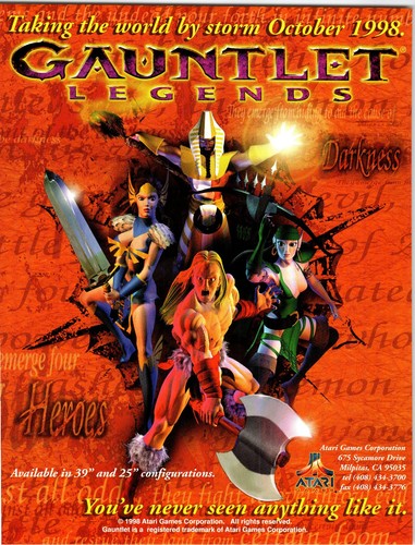 1998 atari gauntlet legends - 1998,