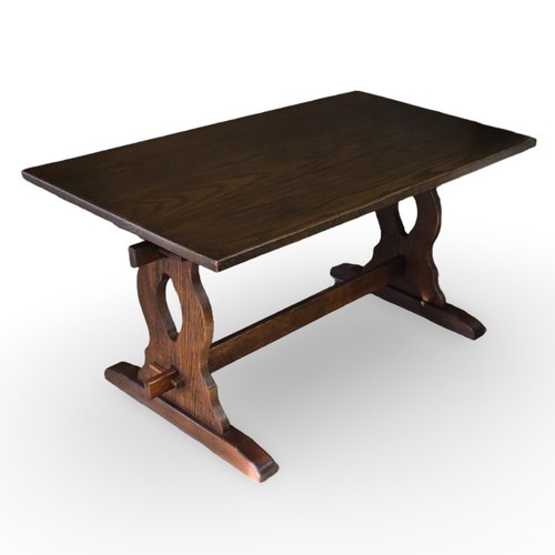 Vintage oak dining table - dining,