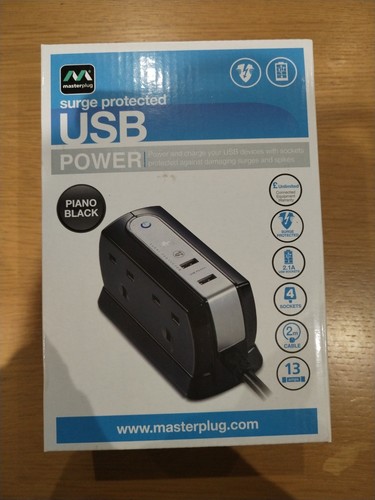 Masterplug socket 2m - masterplug, 4-socket