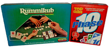 Rummikub (Spears Games 1988 Travel Edition) + Phase 10 Card Game (Complete)