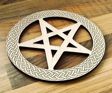 Celtic Wooden Pentagram Altar